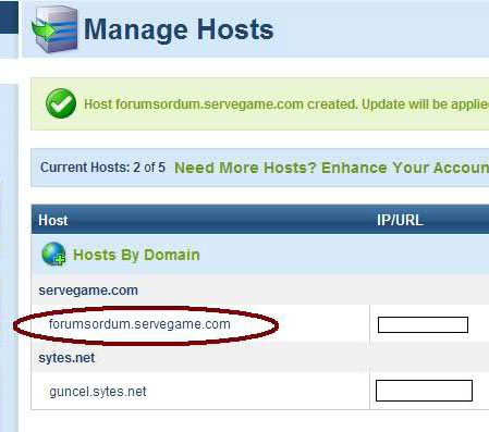 manage hosts