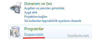 program kaldır