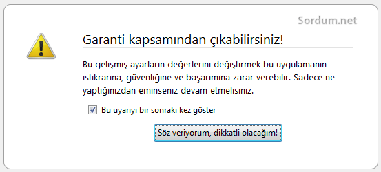 firefox dikkatli olacagim ekrani