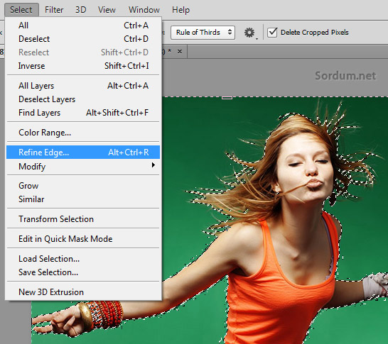 Photoshop refine edge