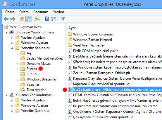 gpedit framework kurulum