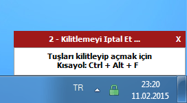 keyfreeze kilitleme sayacı