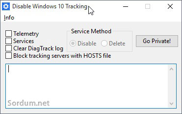 Disable windows10 tracking