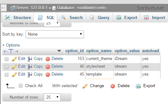 Sql komutu