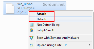 attach dettach