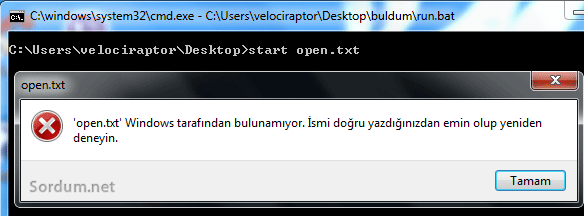 bat bulunamaı hatası