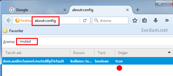 firefox sessizleşsin