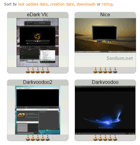 VLC tema değiştirme