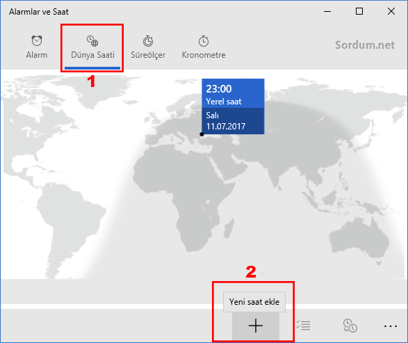 Yeni saat ekle