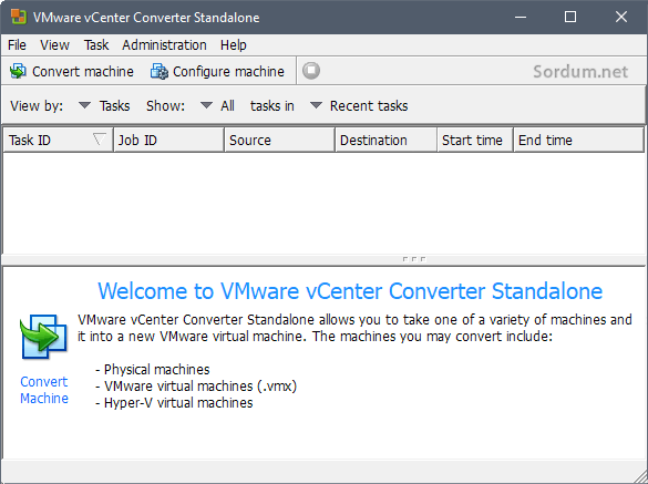 vmware center converter