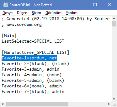 RDP de özel liste oluşturmak