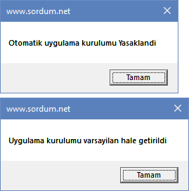 Gereksiz uygulamalar kurulmasın