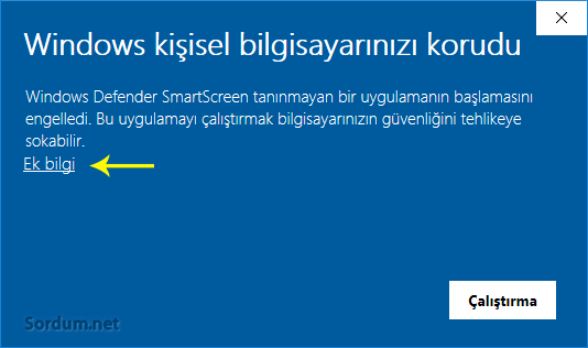 Windows kişisel bilgisayarınızı korudu