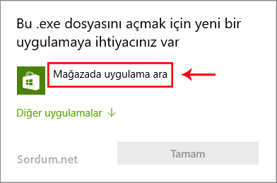 Mağazada uygulama ara