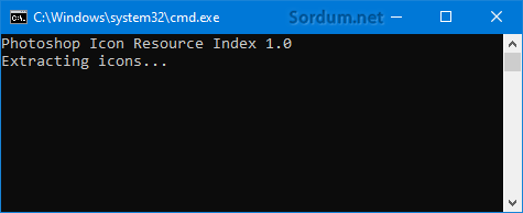 Photoshop ikonları çıkarılıyor