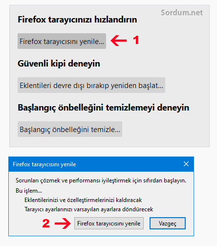 Firefox nasıl yenilenir