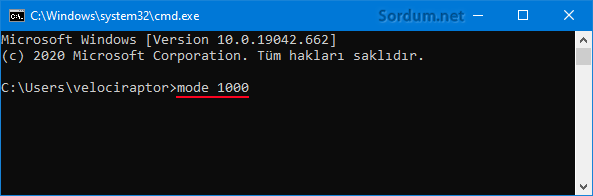 Cmd Mode 1000
