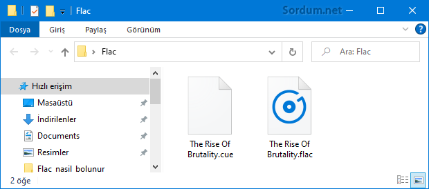 Cue ve Flac dosyaları