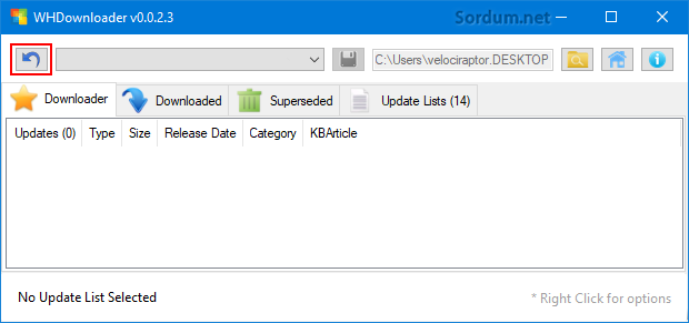 whdownloader güncelleme listesi