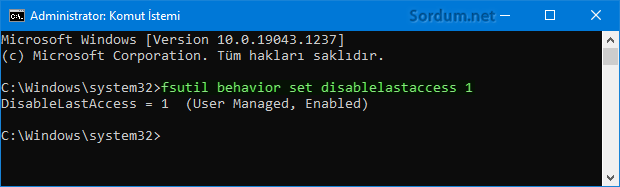 disablelastaccess