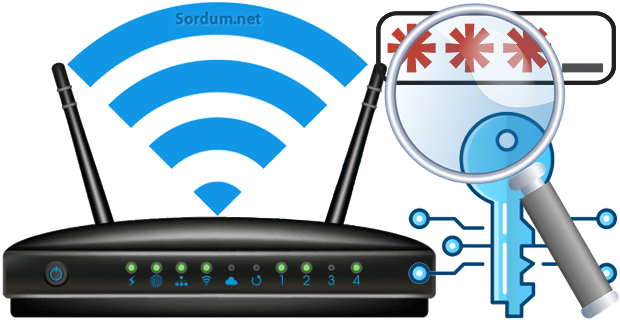 Bir tıkla kablosuz ağ (Wi-fi) şifresini görüntüleyin