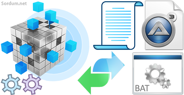 Registry dosyalrını bat , vbs veya Au3 yap