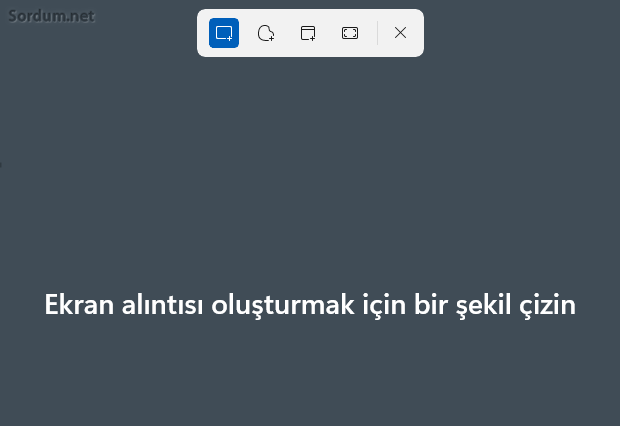 Ekran alıntısı aracı