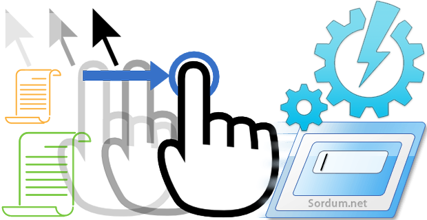 VBscript te sürükle bırak ile işlem yaptır