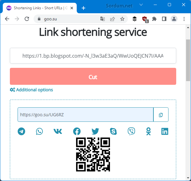 goo.su Link kısaltma servisi