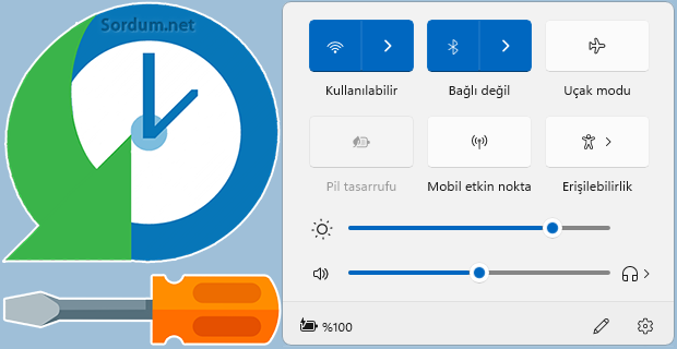 Windows hızlı erişim ayarlarını yedekleyin