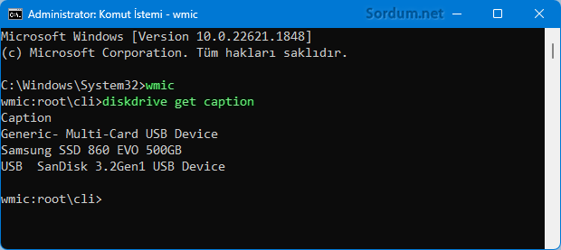 Disk SSD mi komutla bulun