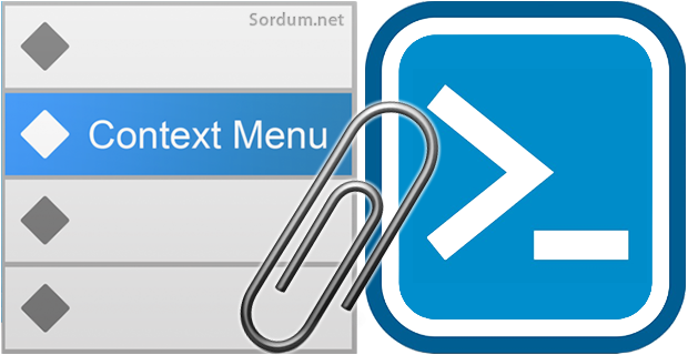 Sağ tuş ile Powershell scripti çalıştır